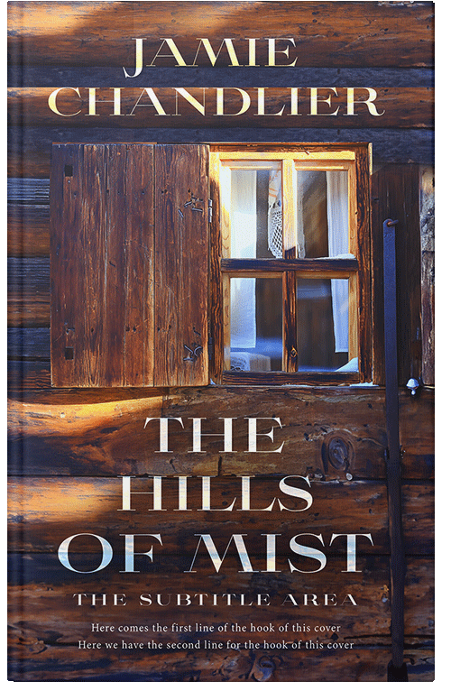 Front view of Woody Brown #31054 - Premade Literary Fiction Book Cover