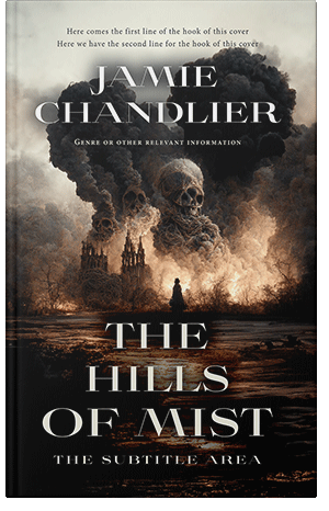 Pre Made Book Cover Soft Amber