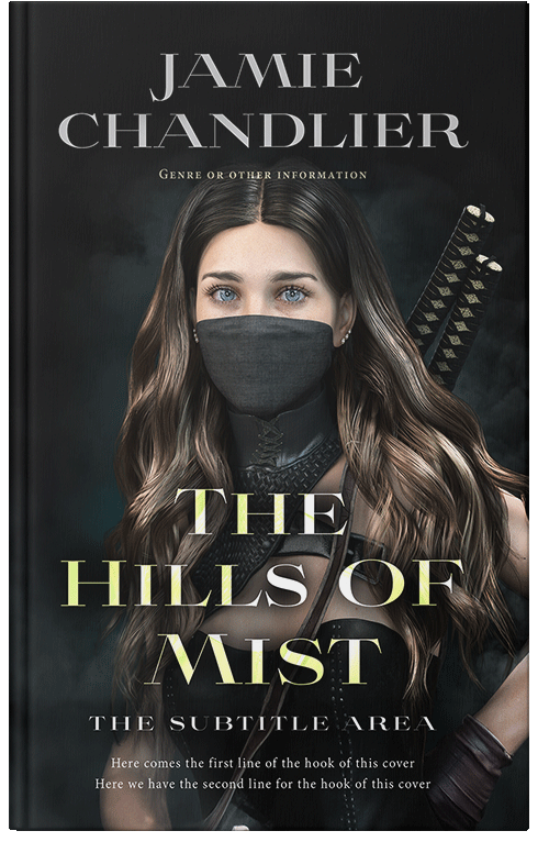 Front view of Premade Fantasy Book Cover - Heavy Metal