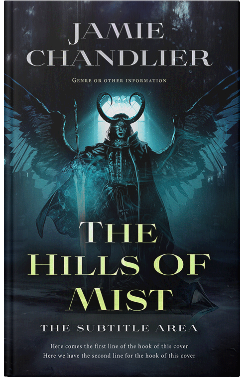 Front view of Aztec #31073 - Premade Fantasy Book Cover