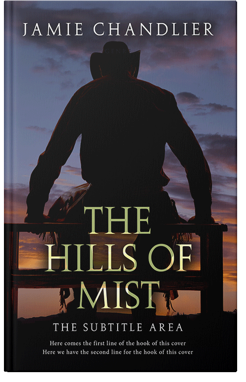 Front view of Cod Gray #31089 - Premade Action & Adventure Book Cover