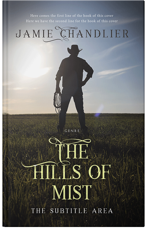 Front view of Celeste #31094 - Premade Action & Adventure Book Cover