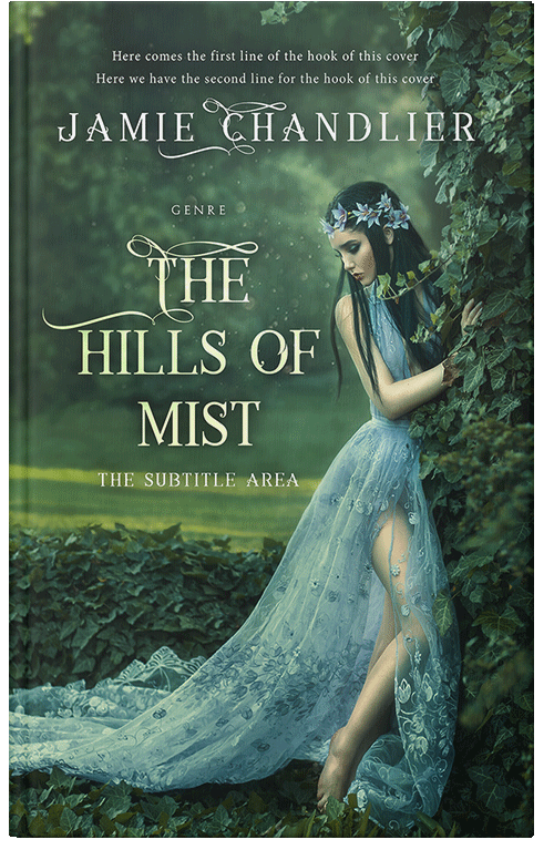 Front view of Everglade #31095 - Premade Fantasy Book Cover