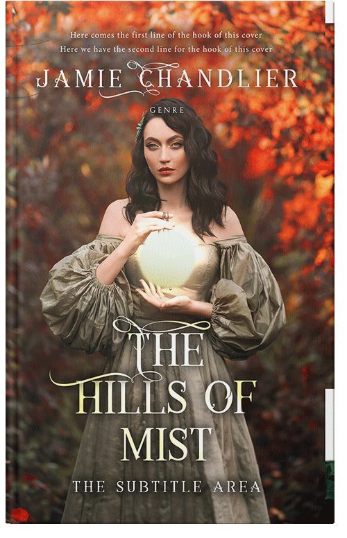 Front view of Premade Fantasy Book Cover - Saddle