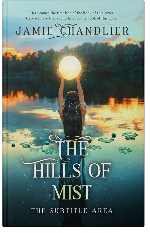 Front view of Coriander #31097 - Premade Fantasy Book Cover