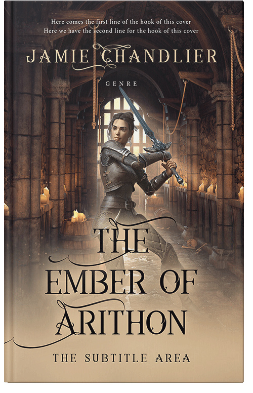 Front view of Pavlova #31202 - Premade Fantasy Book Cover