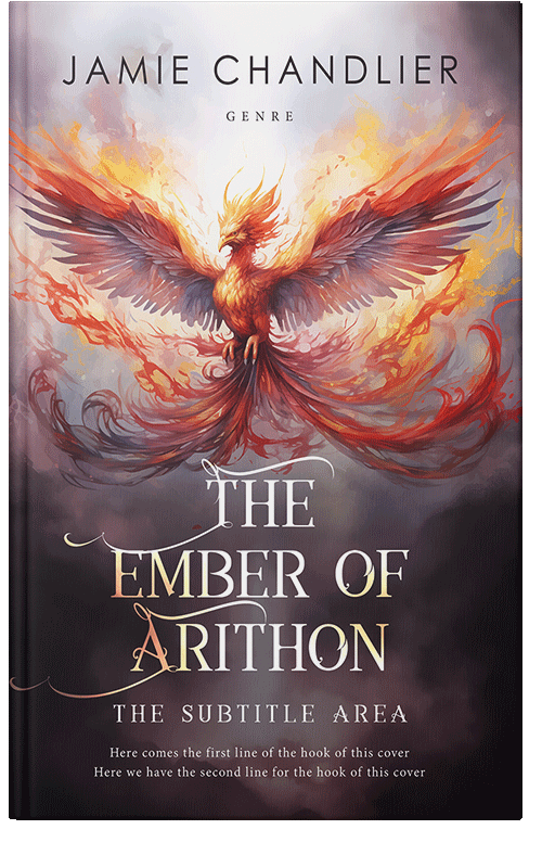 Front view of Premade Fantasy Book Cover - Au Chico