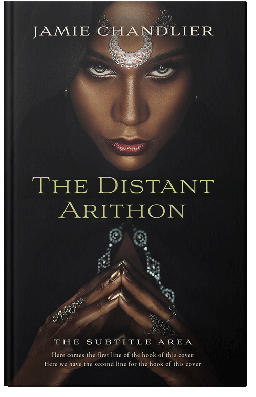 Front view of Cod Gray #31210 - Premade Fantasy Book Cover