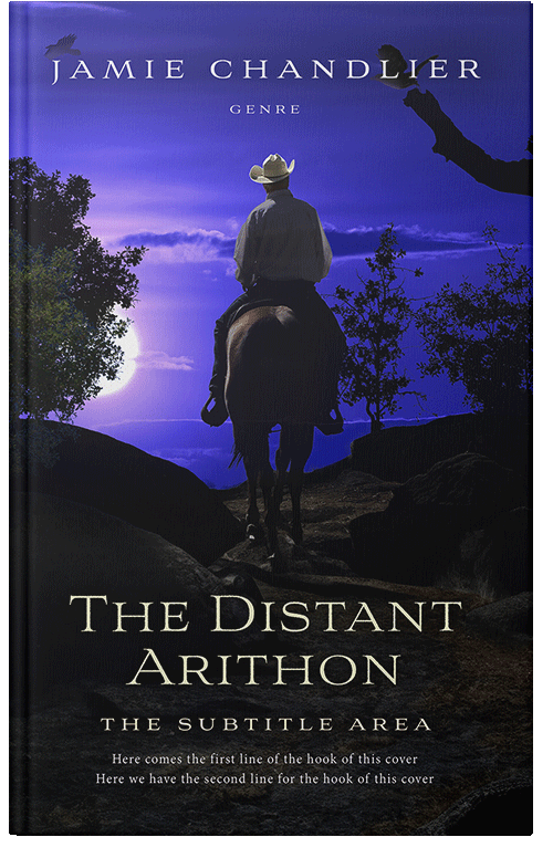 Front view of Cinder #31213 - Premade Action & Adventure Book Cover