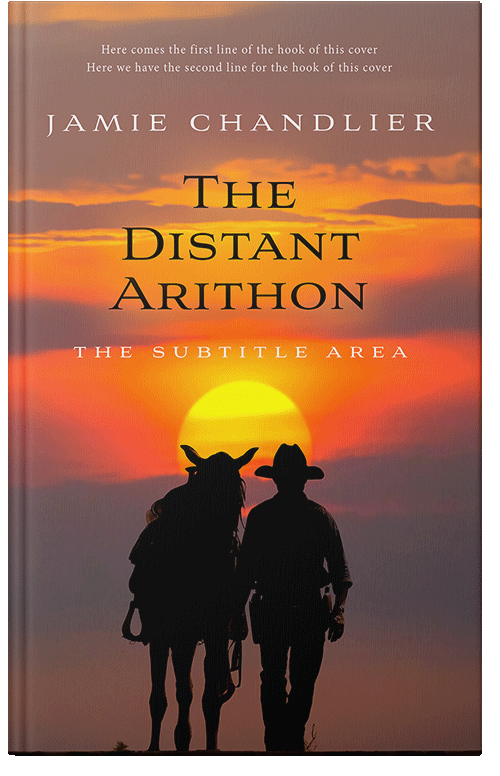 Front view of Au Chico #31216 - Premade Action & Adventure Book Cover