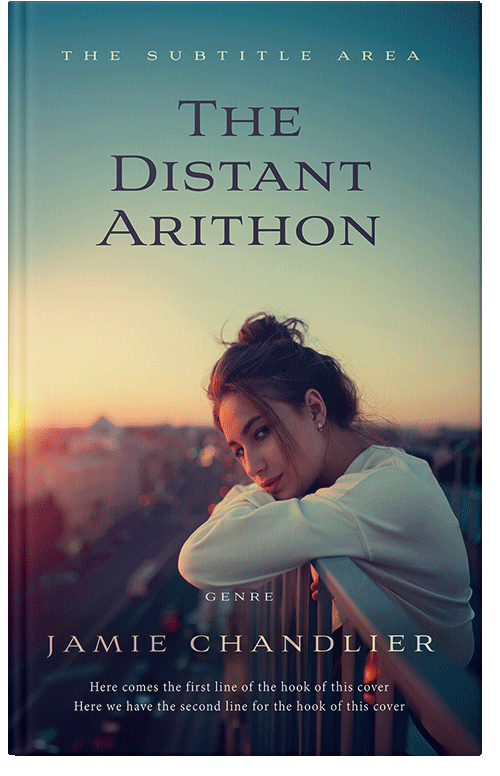 Front view of Oxford Blue #31220 - Premade Romance Book Cover