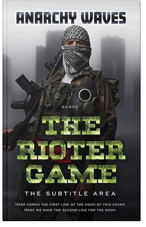 Pre Made Book Cover Moon Mist