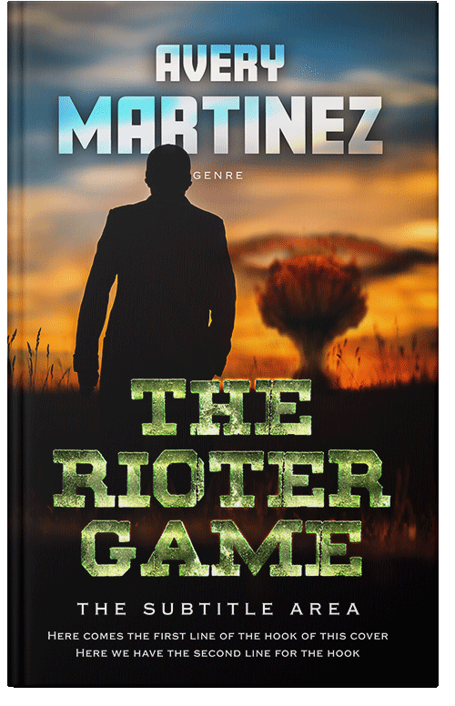 Front view of Premade Mystery & Thriller & Suspense Book Cover - Zeus