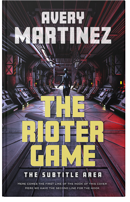 Front view of Zombie #31256 - Premade Science Fiction Book Cover