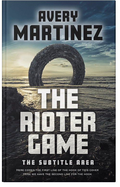 Front view of Moon Mist #31259 - Premade Science Fiction Book Cover