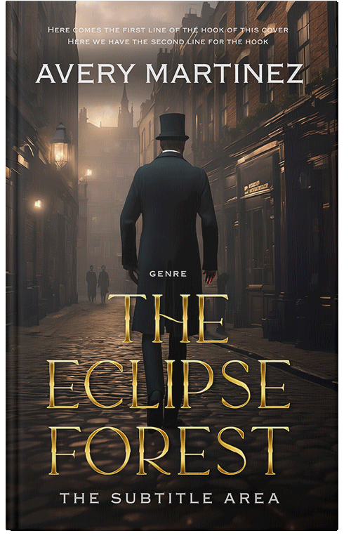 Front view of Premade Mystery & Thriller & Suspense Book Cover - Zeus