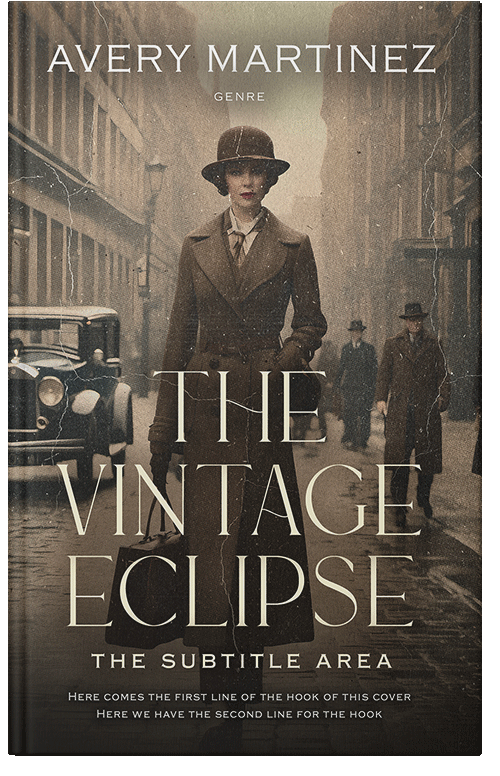 Front view of Taupe #31274 - Premade Mystery & Thriller & Suspense Book Cover