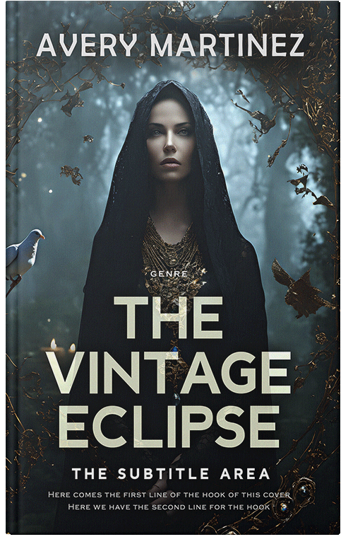 Front view of Outer Space #31277 - Premade Fantasy Book Cover