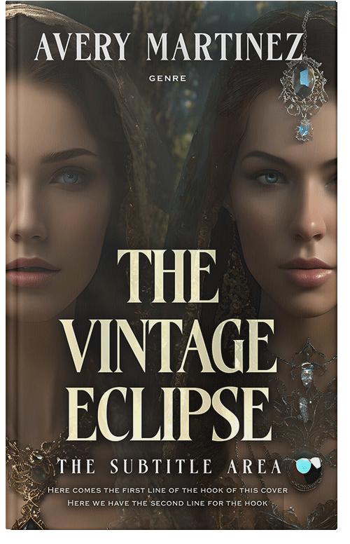 Front view of Zeus #31278 - Premade Fantasy Book Cover