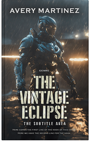 Pre Made Book Cover Outer Space