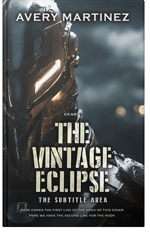 Pre Made Book Cover Outer Space