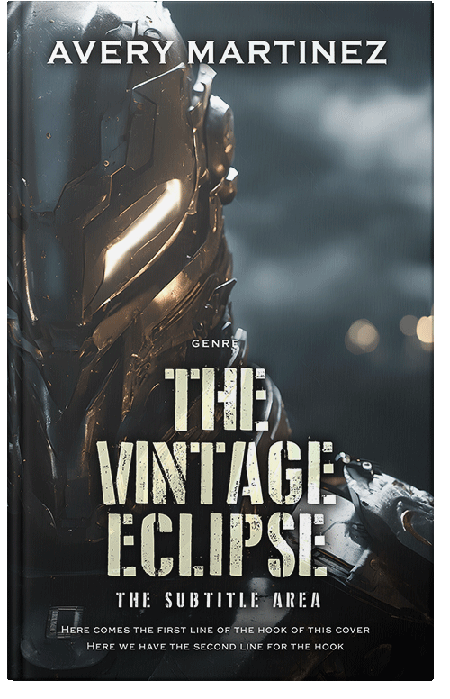 Front view of Outer Space #31281 - Premade Science Fiction Book Cover