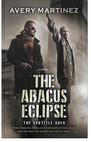 Pre Made Book Cover Ash