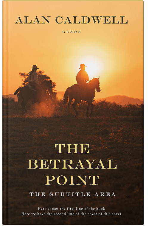 Front view of Deep Oak #31308 - Premade Action & Adventure Book Cover