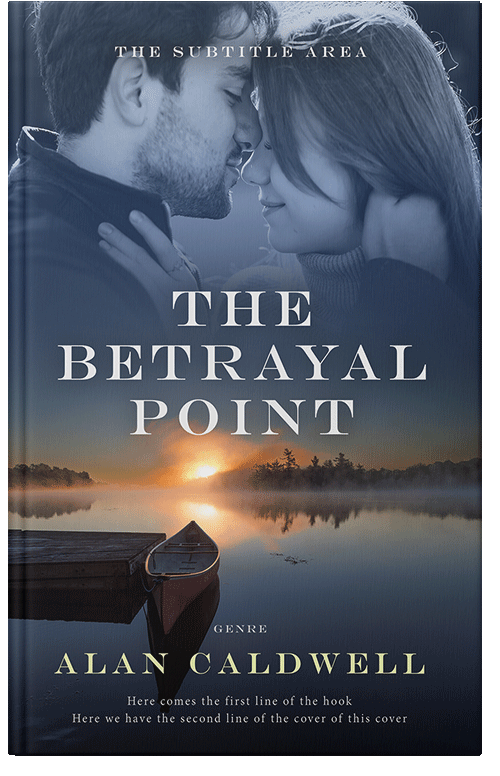 Front view of Oxford Blue #31311 - Premade Romance Book Cover