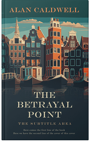 Pre Made Book Cover Ebony Clay