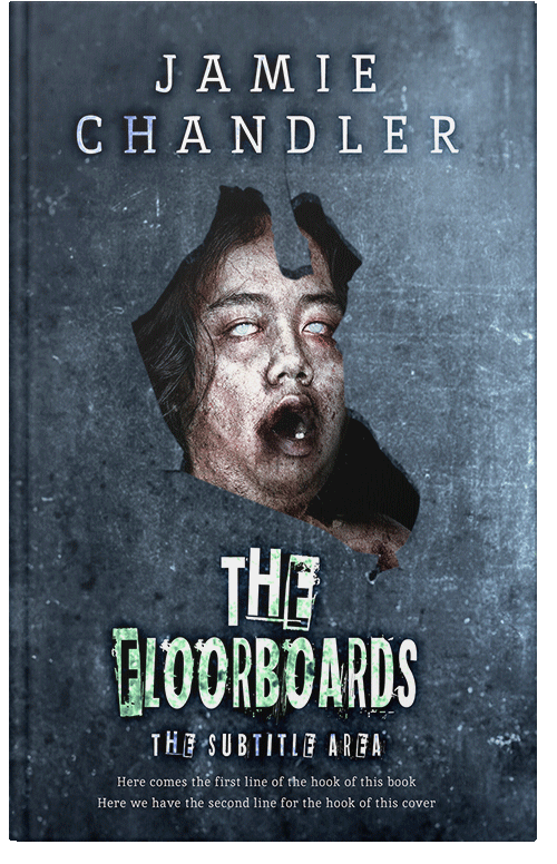 Front view of Ebony Clay #31318 - Premade Apocalyptica Book Cover