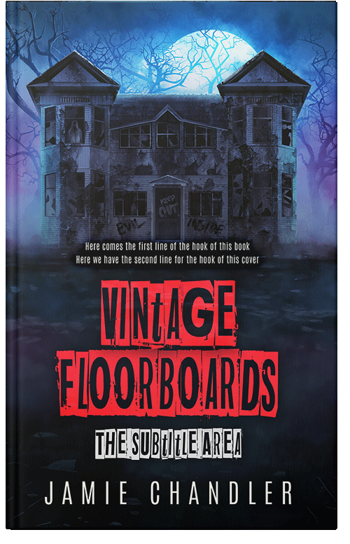 Front view of Mirage #31323 - Premade Horror Book Cover