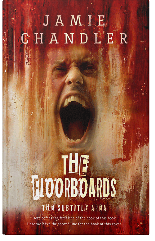 Front view of Premade Horror Book Cover - Prairie Sand