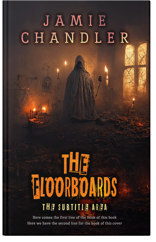 Front view of Night Rider #31325 - Premade Fantasy Book Cover