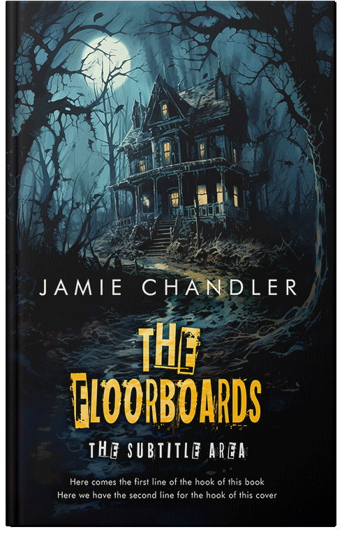 Front view of Aztec #31329 - Premade Horror Book Cover