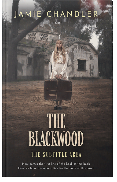 Front view of Merlin #31336 - Premade Horror Book Cover