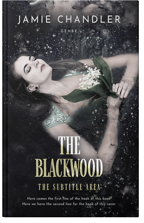 Front view of Cotton Seed #31342 - Premade Surreal Book Cover