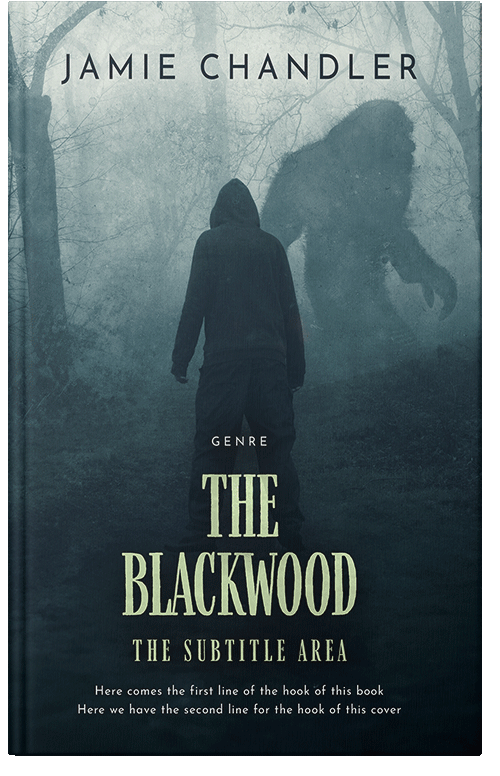 Front view of Powder Ash #31344 - Premade Horror Book Cover