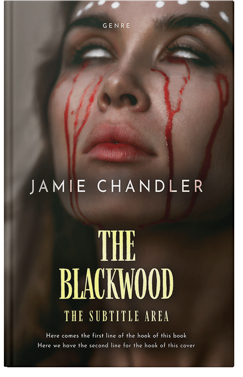 Front view of Premade Horror Book Cover - Bistre