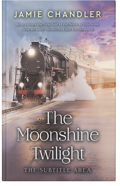 Front view of Premade Historical Book Cover - Martini