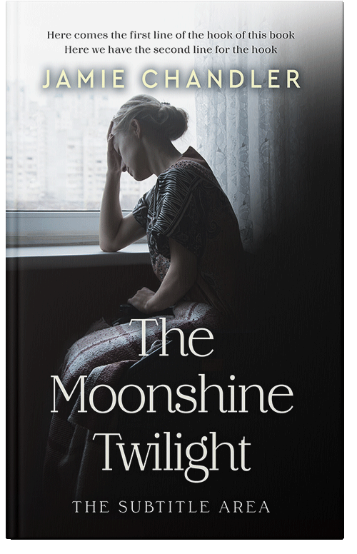 Front view of Cod Gray #31361 - Premade Poetry Book Cover