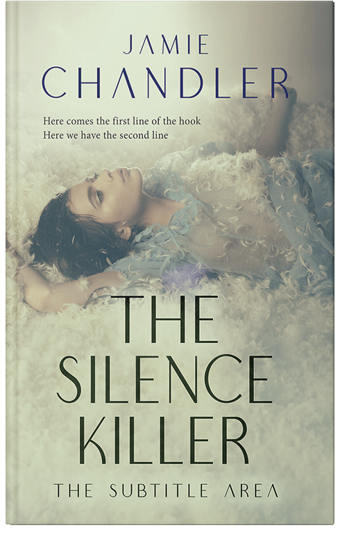 Front view of Foggy Gray #31375 - Premade Surreal Book Cover