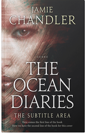 Pre Made Book Cover Soft Amber