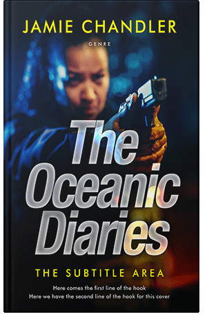 Pre Made Book Cover Black