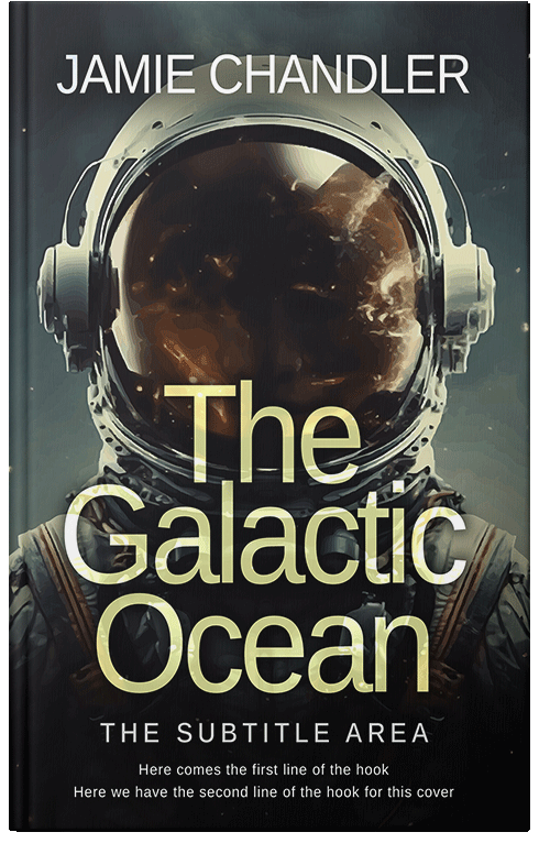 Front view of Premade Science Fiction Book Cover - Green Mist