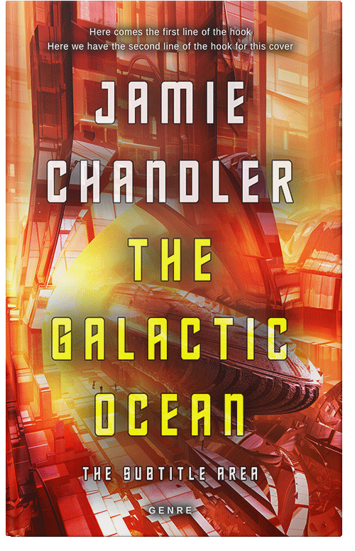 Front view of Premade Science Fiction Book Cover - Cumin