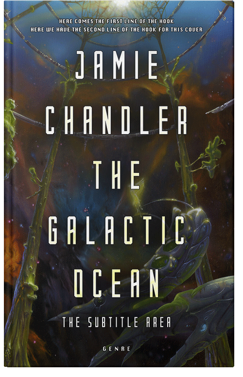 Front view of Tuatara #31411 - Premade Science Fiction Book Cover