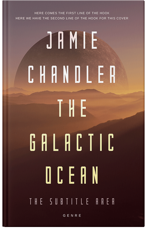 Front view of Premade Science Fiction Book Cover - Saddle