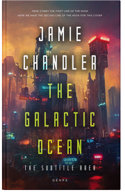 Front view of Thunder #31423 - Premade Apocalyptica Book Cover