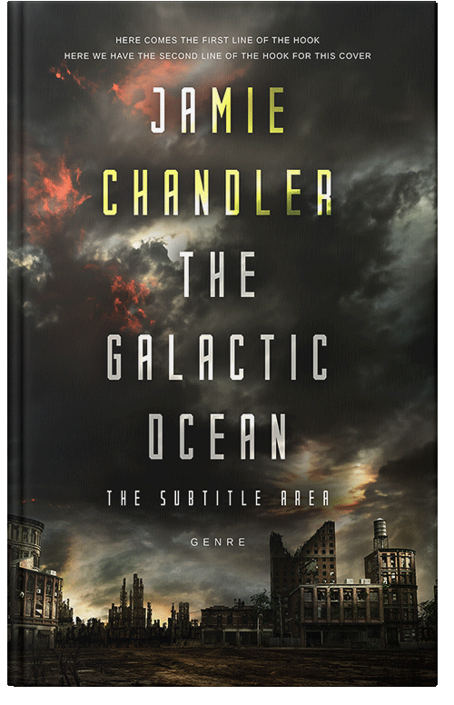 Front view of Rangoon Green #31428 - Premade Apocalyptica Book Cover